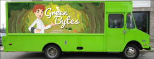 Poster for a Vegetarian Food Truck/Restaurant | Poster Design by RoundYellow