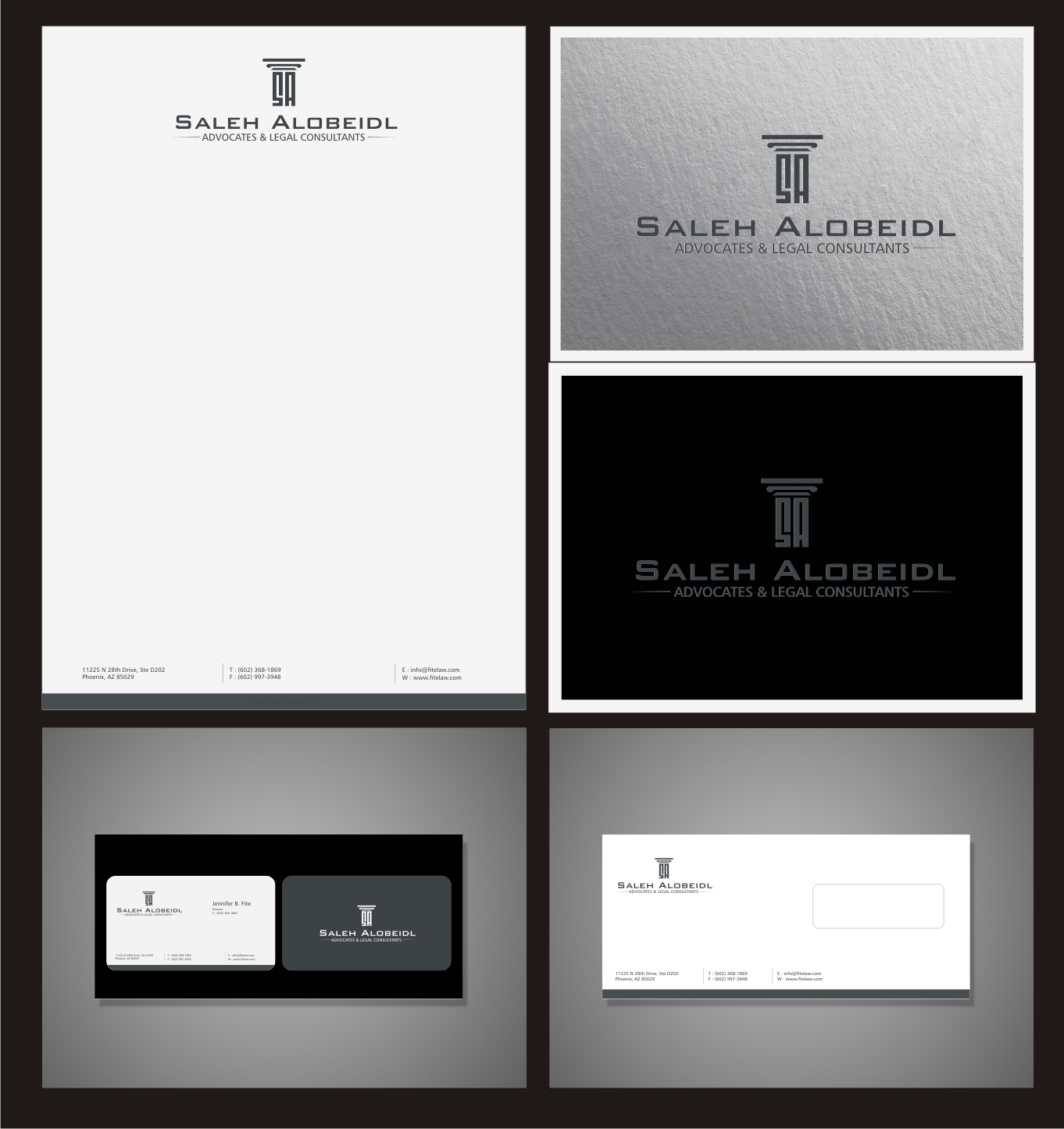 Logo Design by DesignM for Saleh Alobeidli Advocates & Legal Consultants | Design #9312422