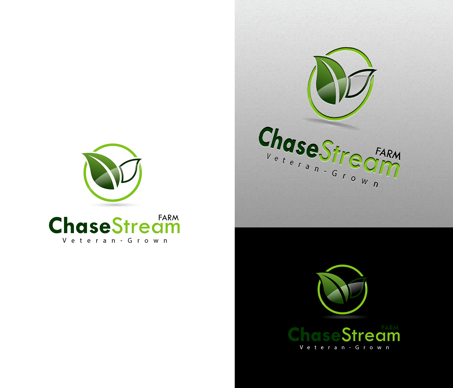 Logo Design by Coneagles for Chase Stream Farm | Design #9273288
