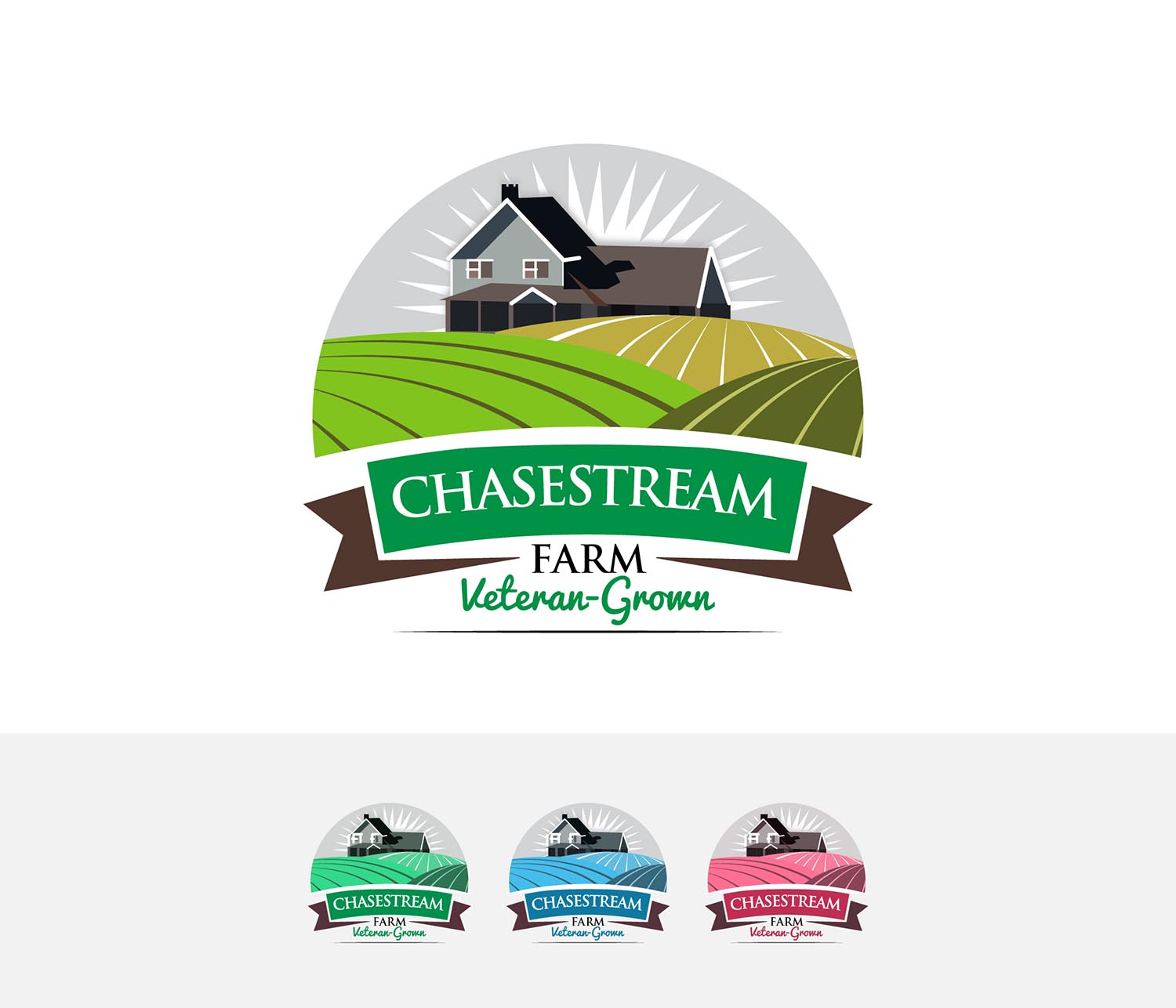 Logo Design by Coneagles for Chase Stream Farm | Design #9285687