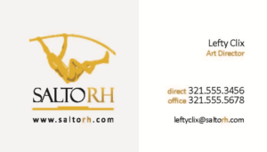 Logo-Design von LeftyClix für Salto RH | Design: #9292115