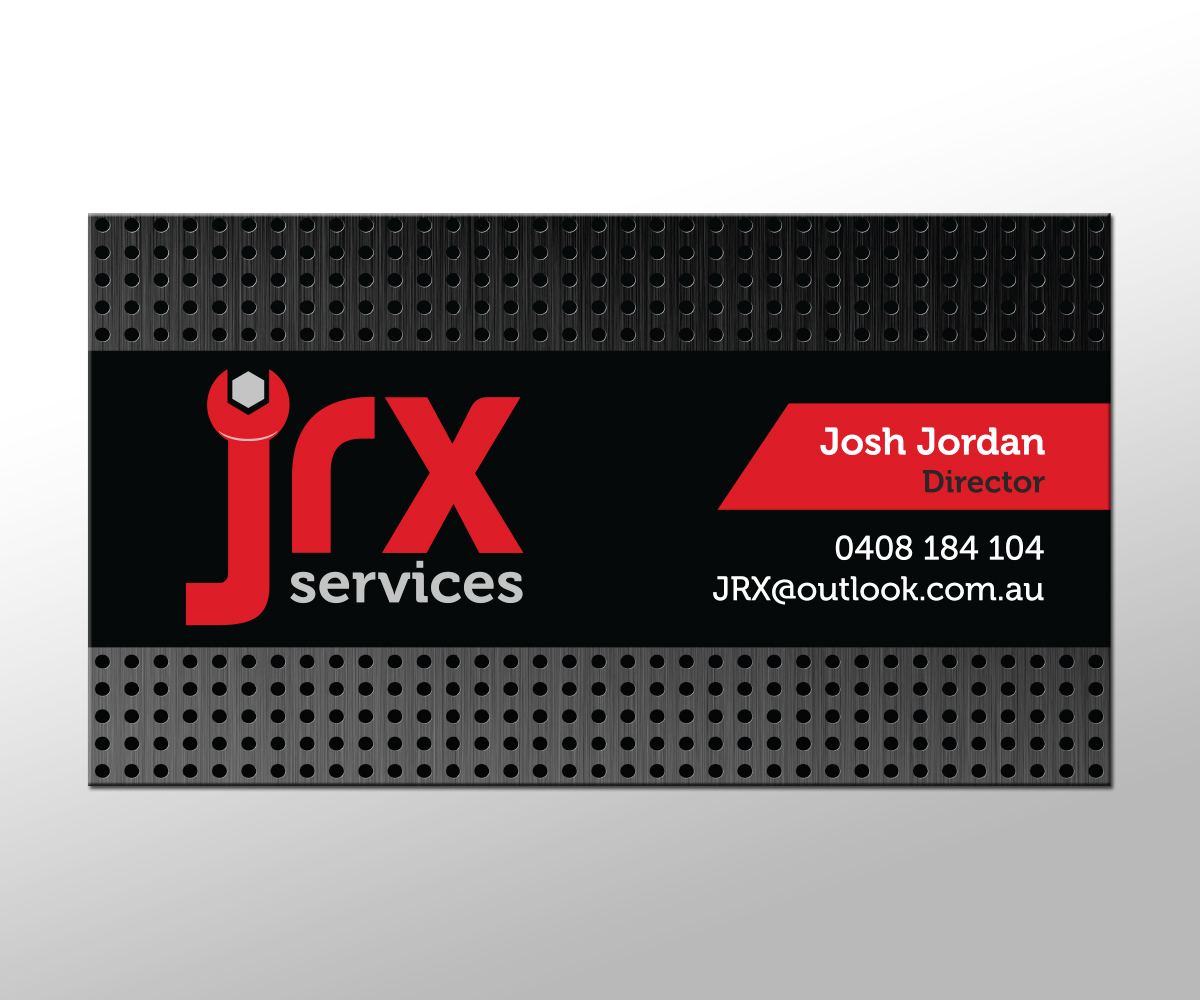 Business Card Design by see why for JRX Services | Design #2044469