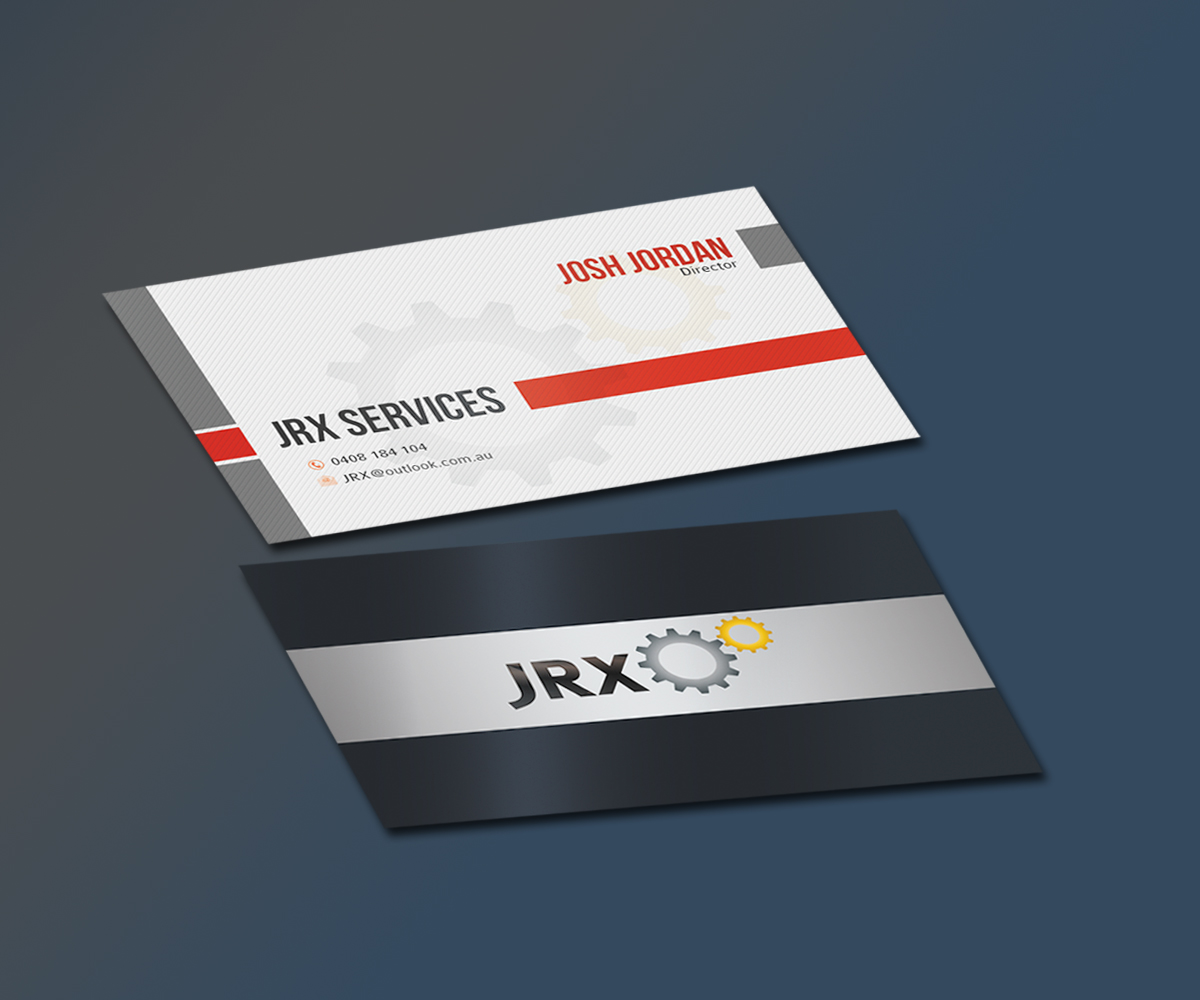 Visitenkarten-Design von Prashant Besra für JRX Services | Design #2037738
