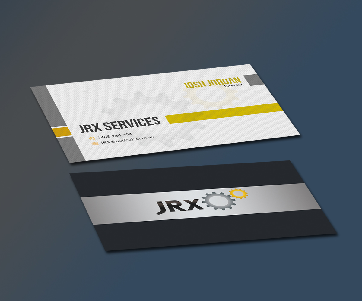Diseño de Tarjeta de Presentación por Prashant Besra para JRX Services | Diseño #2037749