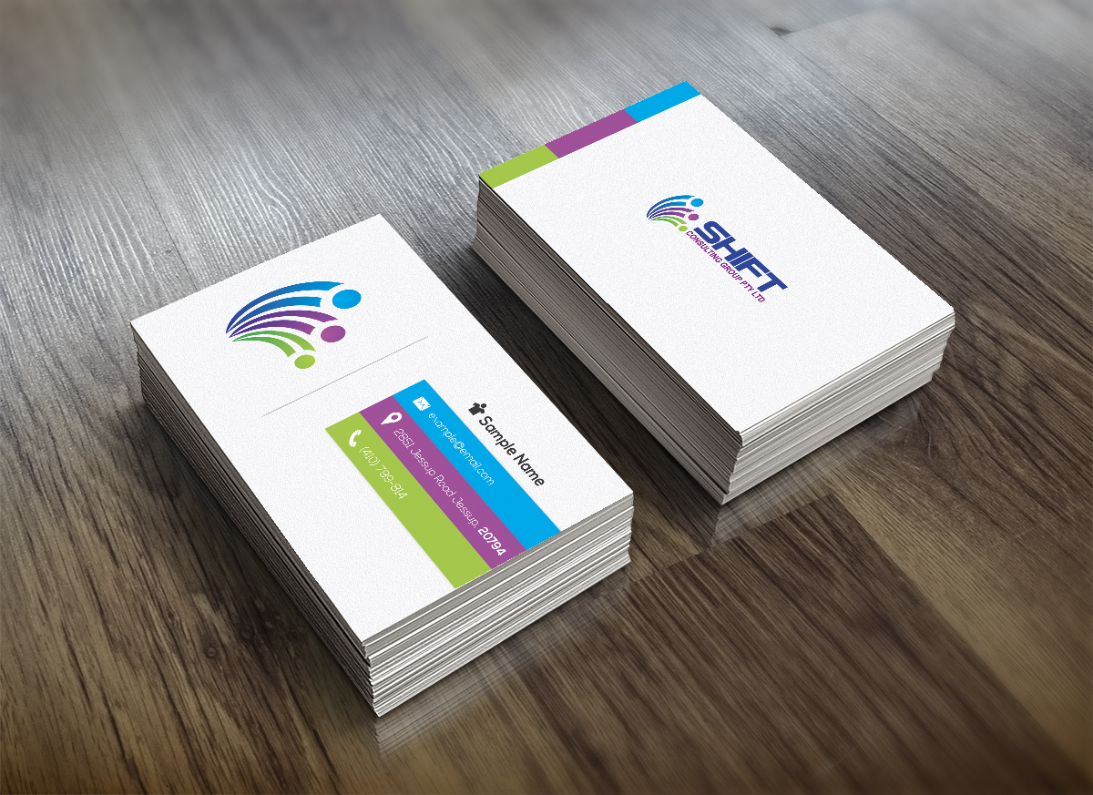 Business Card Design by MS Design for Shift Consulting Group Pty Ltd | Design #2038607