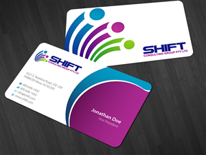 Design de Carte de Visite par Nila pour Shift Consulting Group Pty Ltd | Design : #2043743