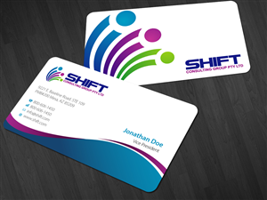 Design de Carte de Visite par Nila pour Shift Consulting Group Pty Ltd | Design : #2043895