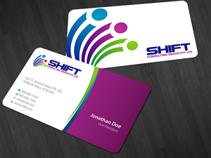 Design de Carte de Visite par Nila pour Shift Consulting Group Pty Ltd | Design : #2043948