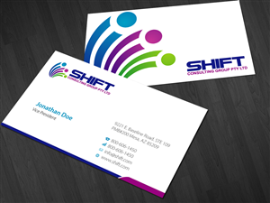Design de Carte de Visite par Nila pour Shift Consulting Group Pty Ltd | Design : #2043962