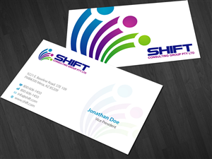 Design de Carte de Visite par Nila pour Shift Consulting Group Pty Ltd | Design : #2043998