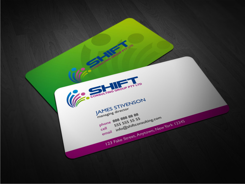 Design de Carte de Visite par Atvento Graphics pour Shift Consulting Group Pty Ltd | Design #2037387