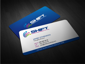 Design de Carte de Visite par Atvento Graphics pour Shift Consulting Group Pty Ltd | Design : #2037426