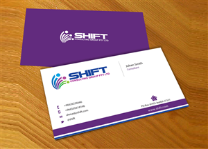 Diseño de Tarjeta de Presentación por abdul700 para Shift Consulting Group Pty Ltd | Diseño #2038390