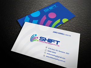 Design de Carte de Visite par atularts pour Shift Consulting Group Pty Ltd | Design : #2043687