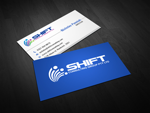 Business Card Design by Owaisias for Shift Consulting Group Pty Ltd | Design: #2036997