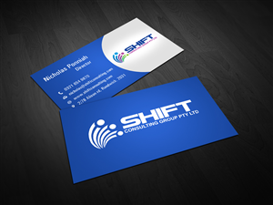 Business Card Design by Owaisias for Shift Consulting Group Pty Ltd | Design: #2037382