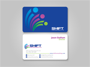 Business Card Design by Cyanide Designz for Shift Consulting Group Pty Ltd | Design: #2042122