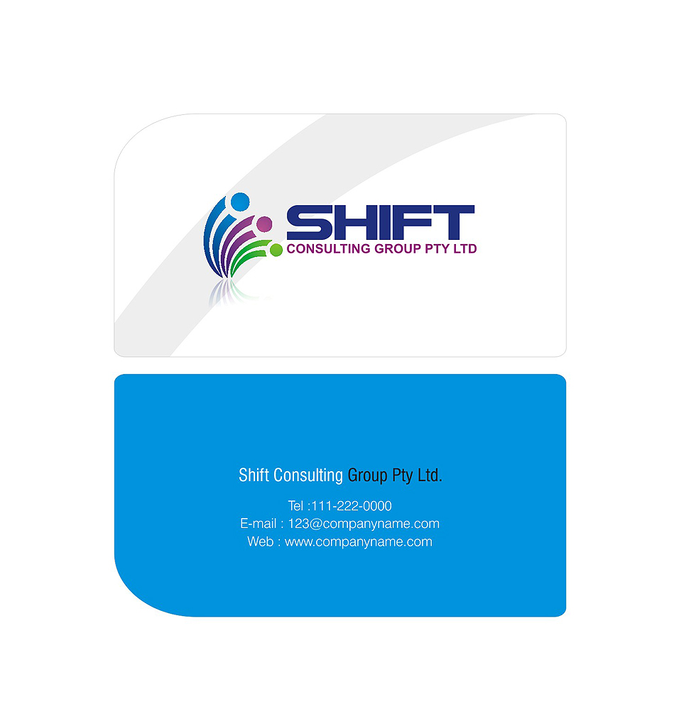 Business Card Design by Anil for Shift Consulting Group Pty Ltd | Design #2044181