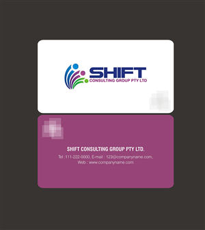 Business Card Design by Anil for Shift Consulting Group Pty Ltd | Design: #2044505