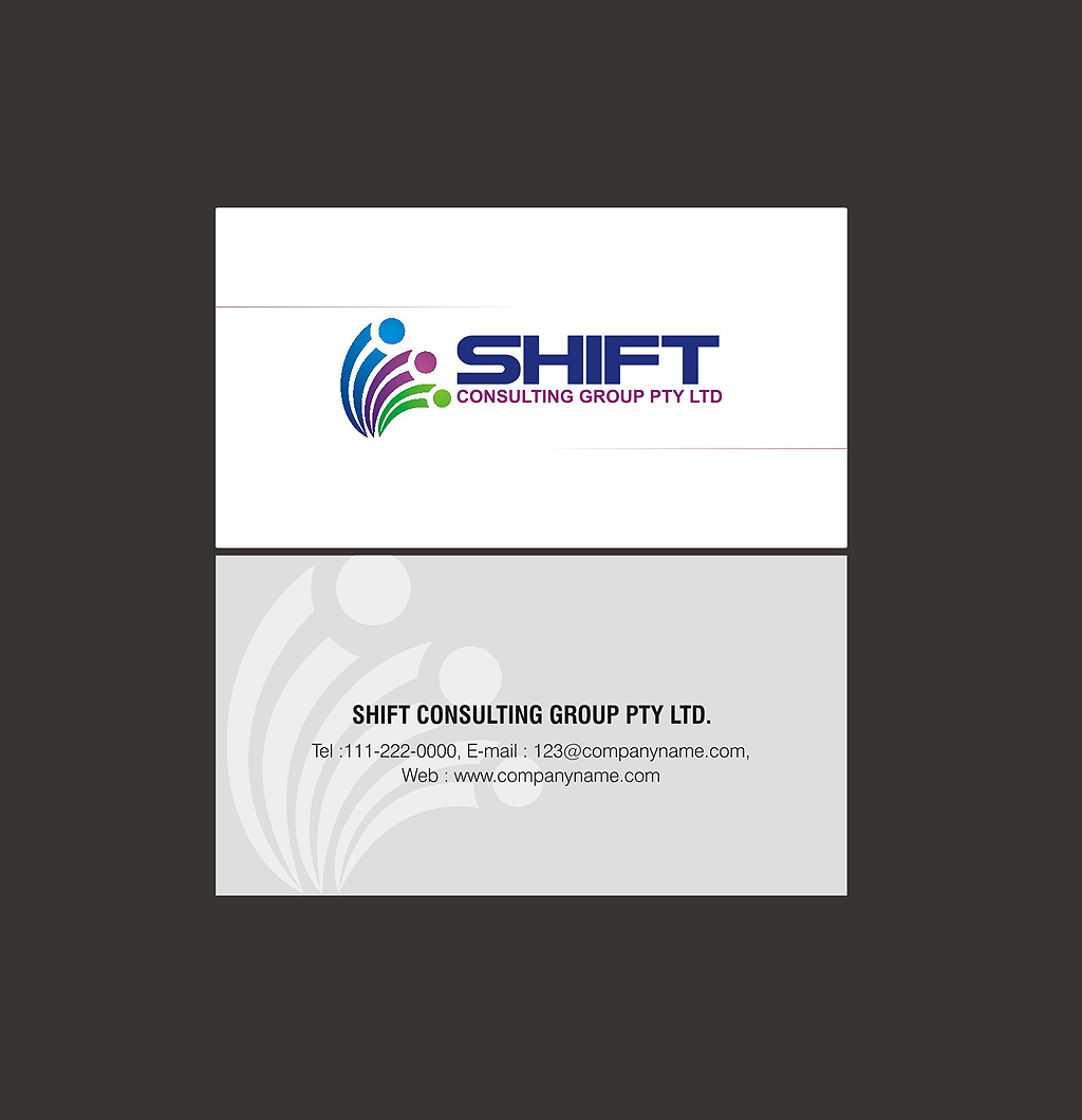 Business Card Design by Anil for Shift Consulting Group Pty Ltd | Design #2044508