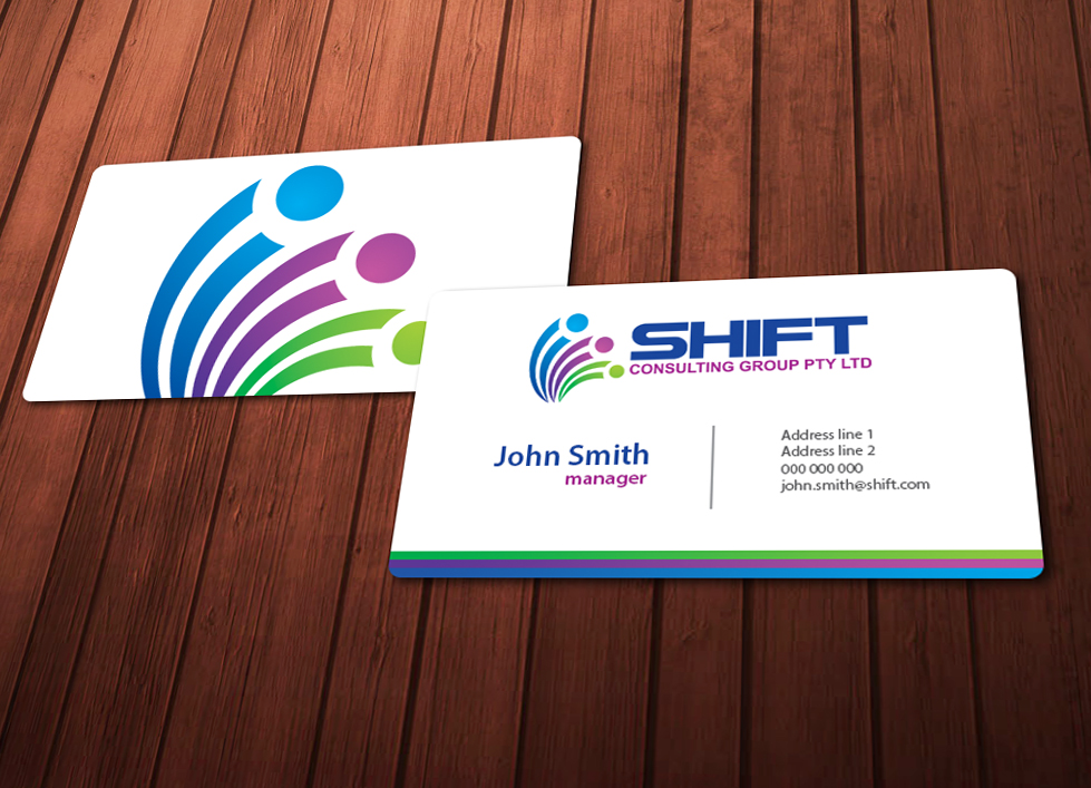 Diseño de Tarjeta de Presentación por Chere para Shift Consulting Group Pty Ltd | Diseño #2042056