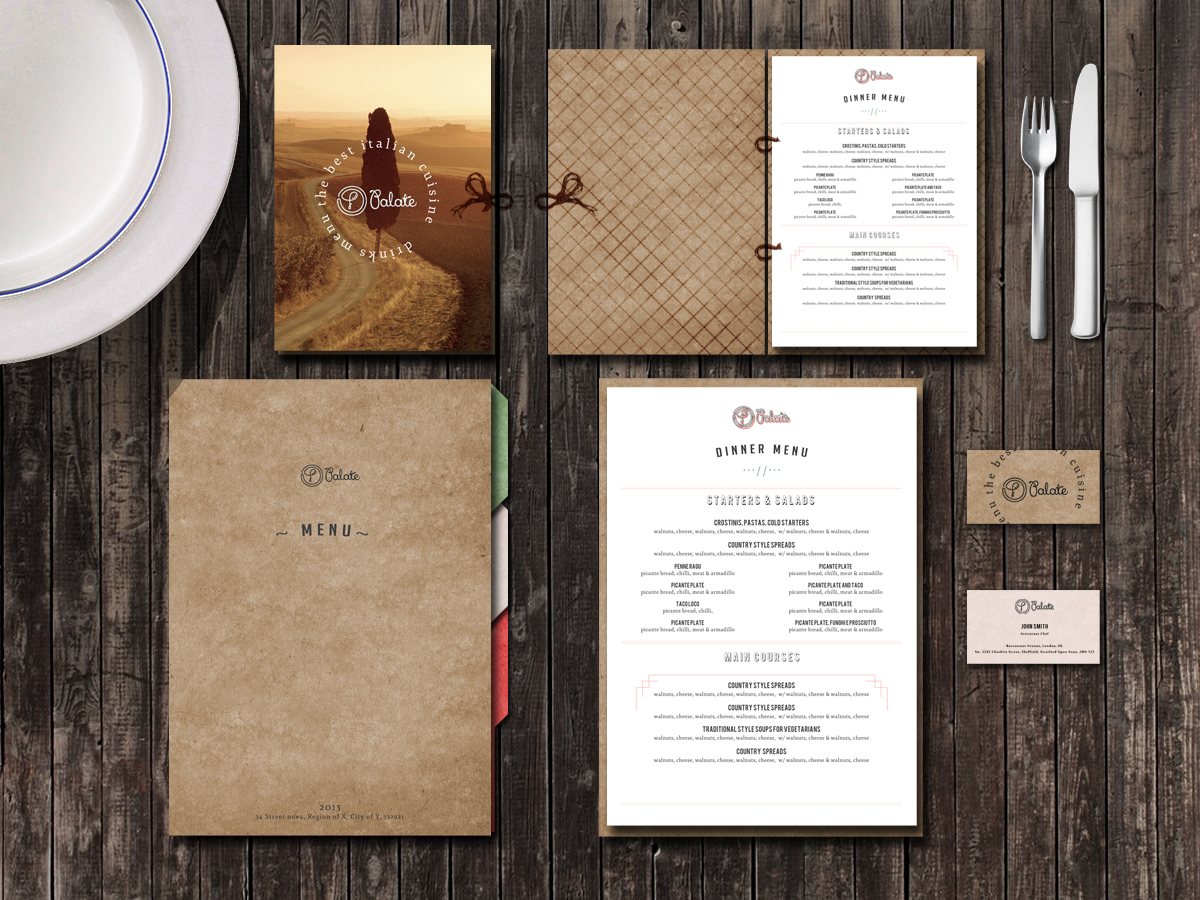 Menu Design by Seamus Radu for CA PHE HOLDINGS PTY LTD | Design #2060998