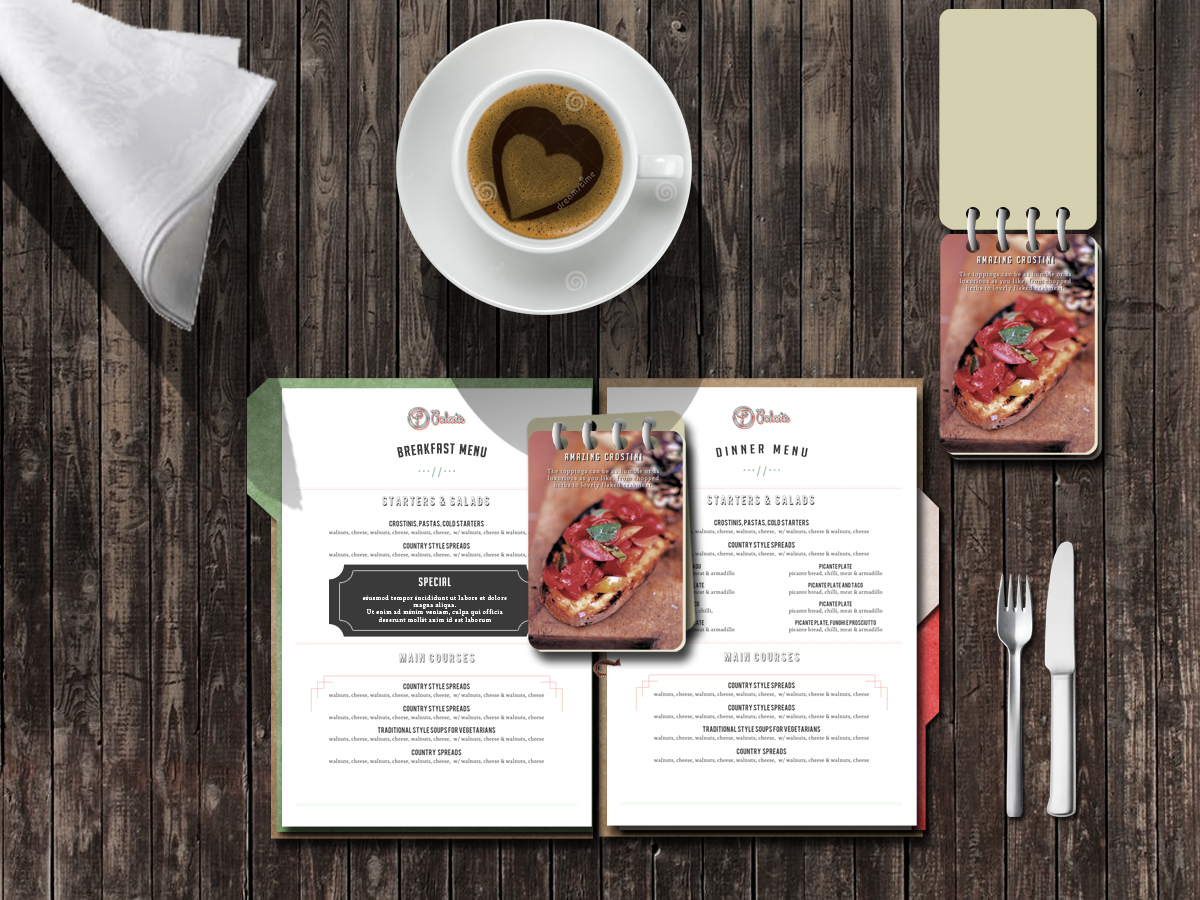 Menu Design by Seamus Radu for CA PHE HOLDINGS PTY LTD | Design #2061200