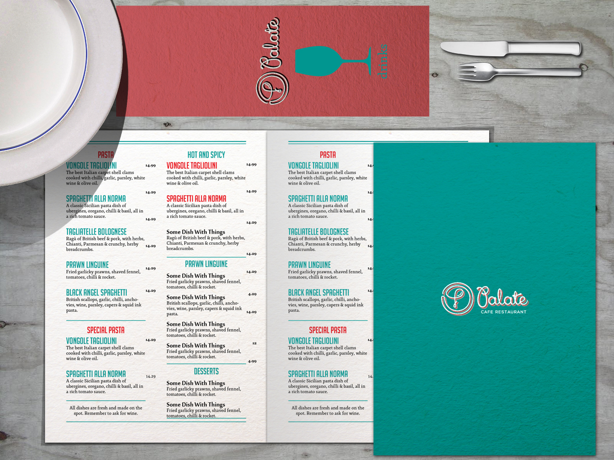 Menü-Design von Seamus Radu für CA PHE HOLDINGS PTY LTD | Design #2062139