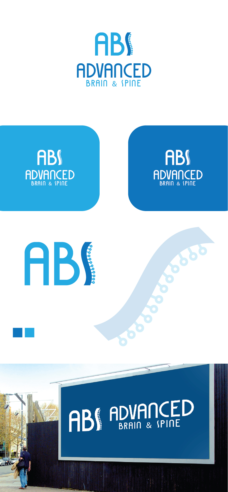 Diseño de Logo por Logo Xtudio para Advanced Brain & Spine | Diseño #9318810