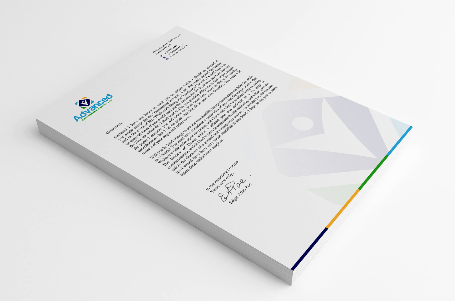 Stationery Design by Eggo May P for NTC | Design #9349871