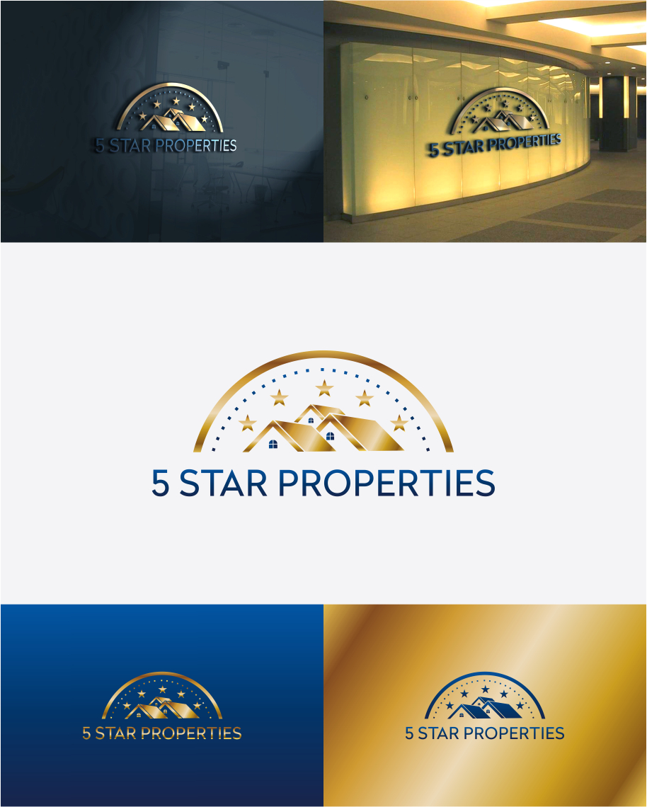 Logo Design by g234t_d4y for 5 Star Properties | Design #9375743