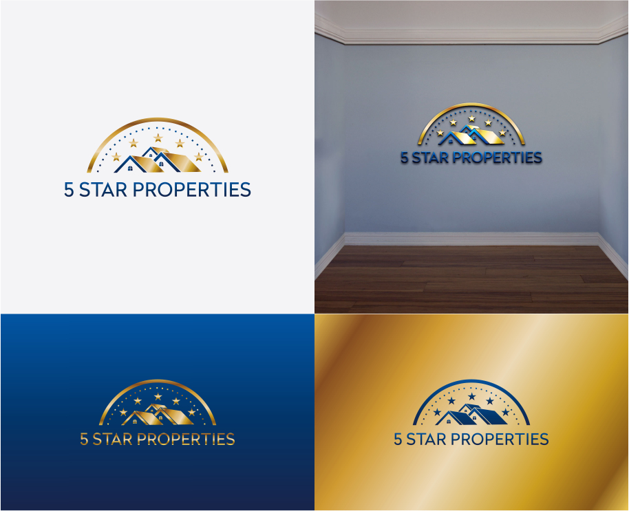 Logo Design by g234t_d4y for 5 Star Properties | Design #9376090