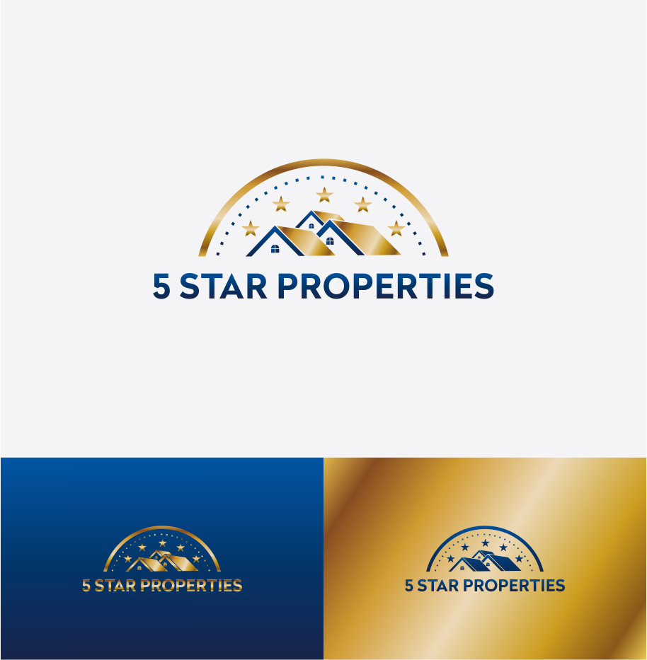 Logo Design by g234t_d4y for 5 Star Properties | Design: #9377239