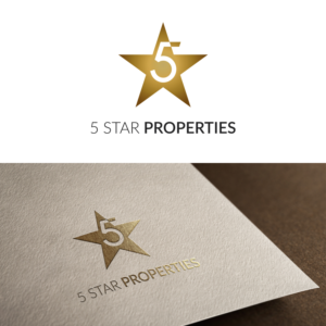 Logo Design by Bjarke Mulbjerg for 5 Star Properties | Design #9367253