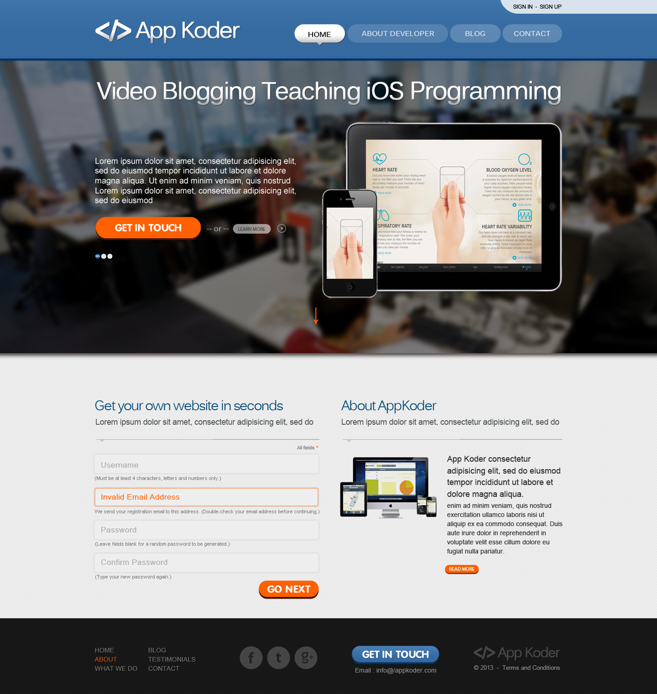 Web Design by AVROM for this project | Design #2042183