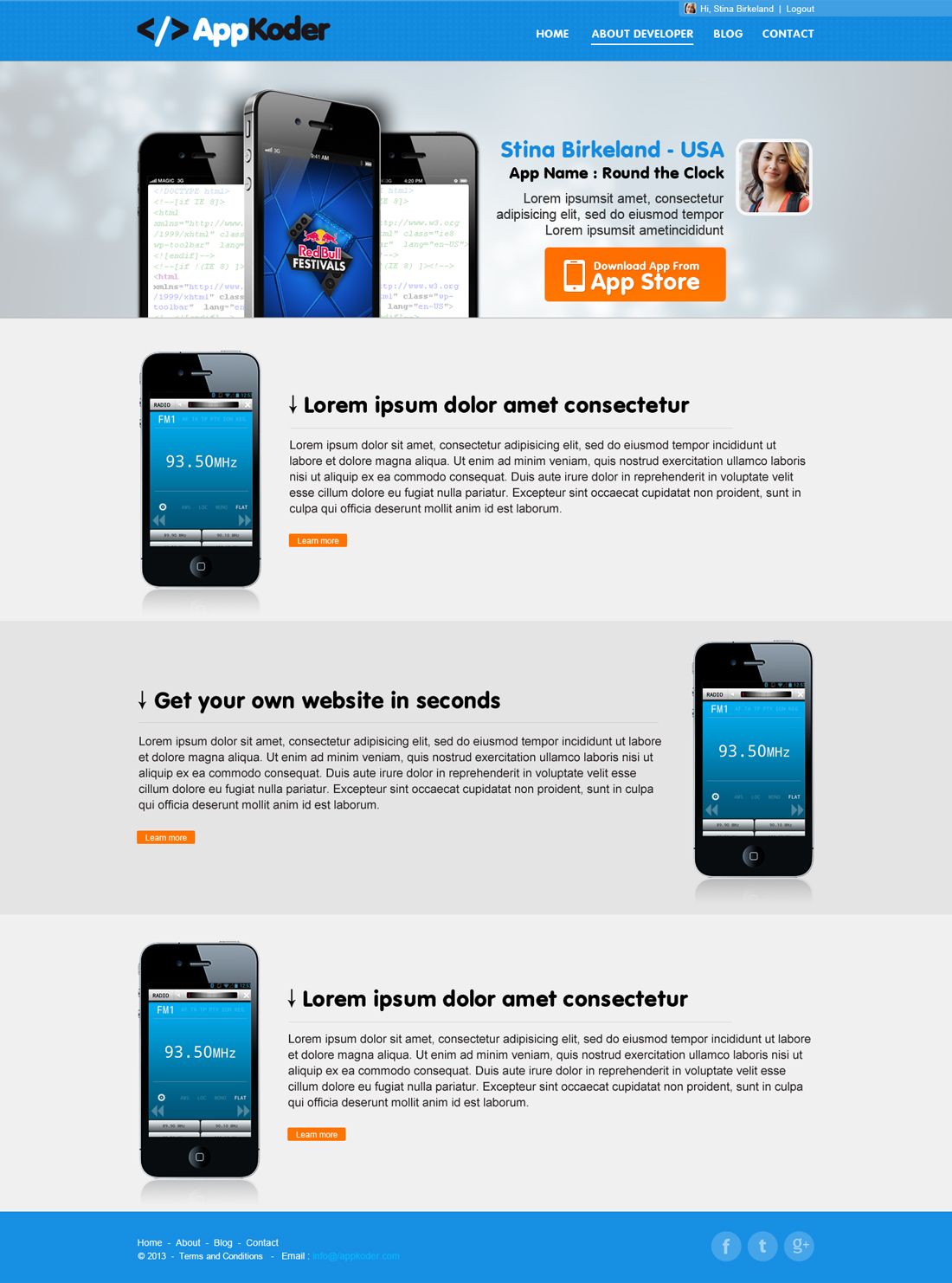 Web Design par AVROM pour ce projet | Design #2054139