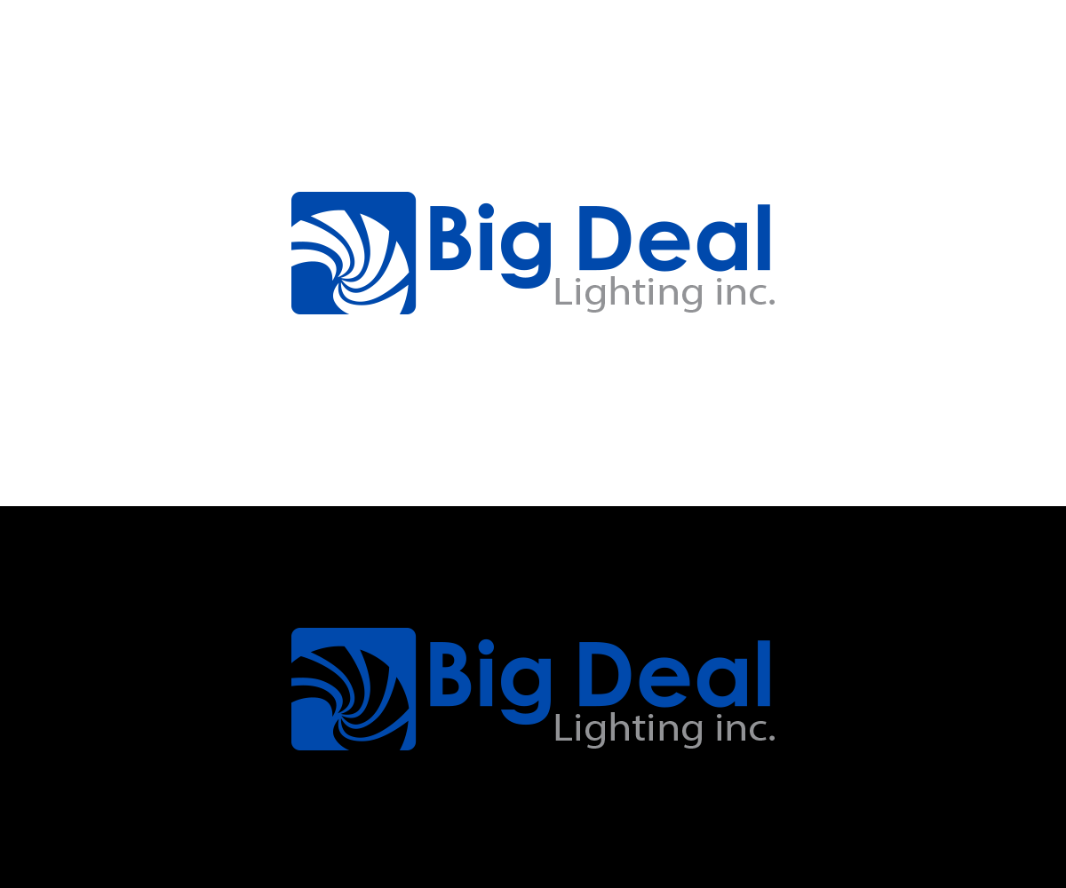Diseño de Logo por HeroG®APHIX para Big Deal Lighting inc. | Diseño #9419256