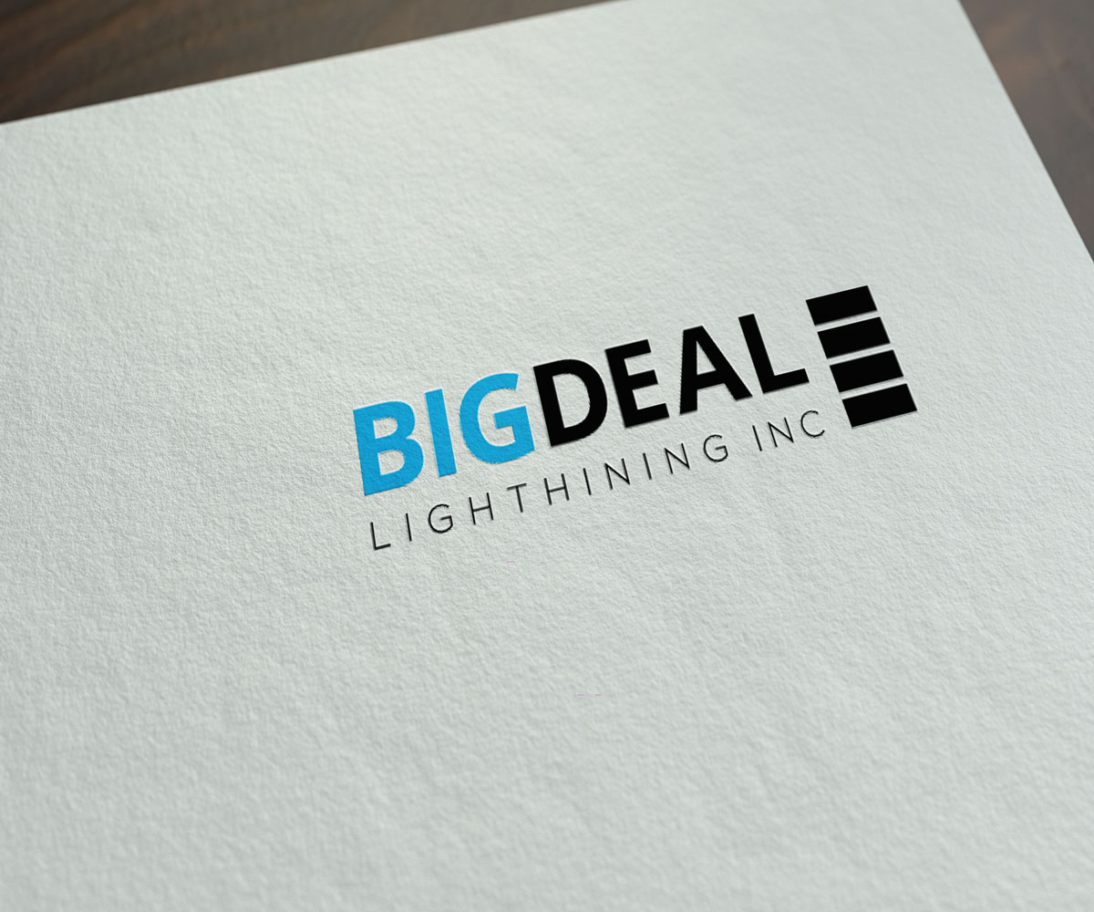 Diseño de Logo por JK18 para Big Deal Lighting inc. | Diseño #9353471