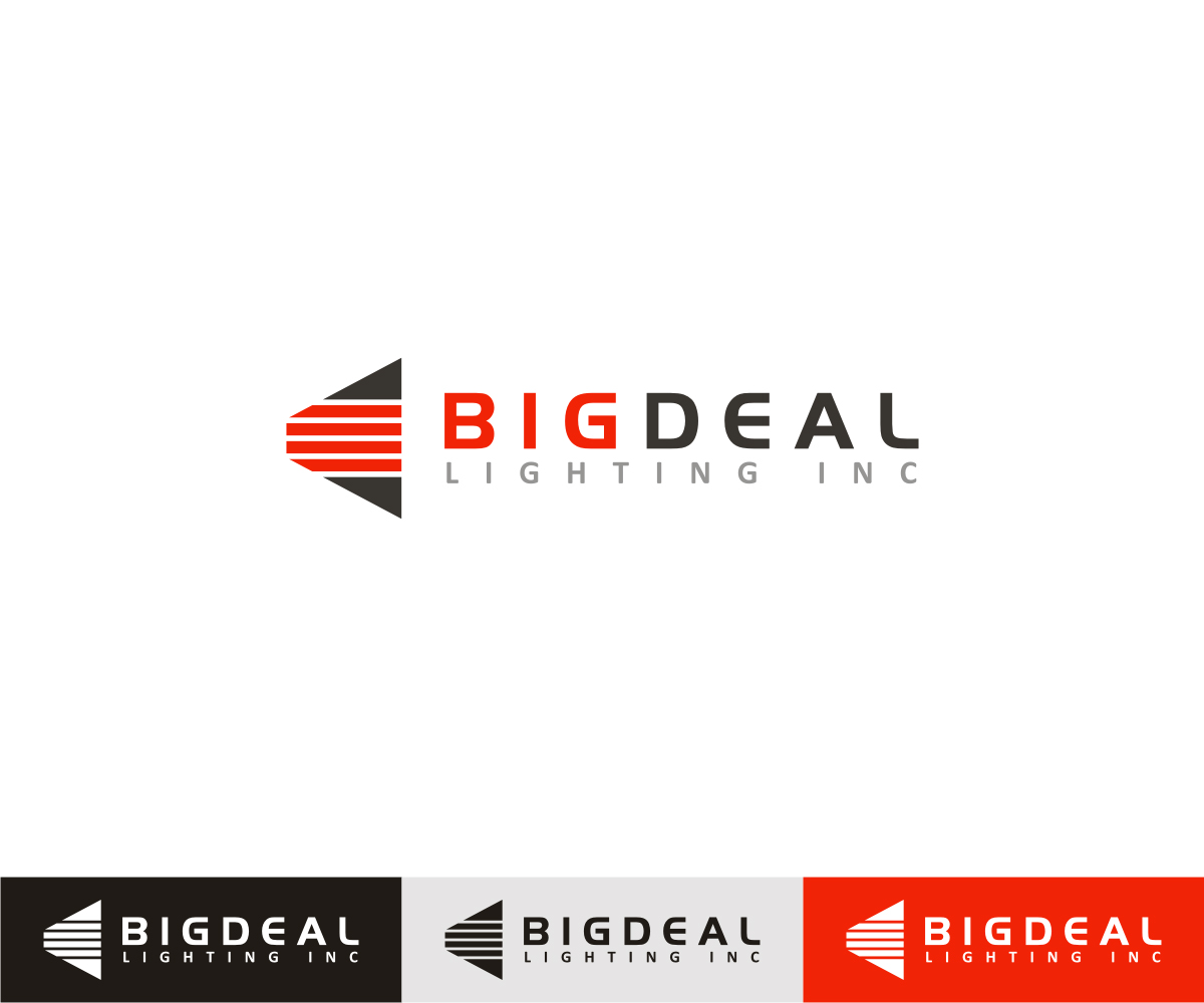 Diseño de Logo por SMG para Big Deal Lighting inc. | Diseño #9318803