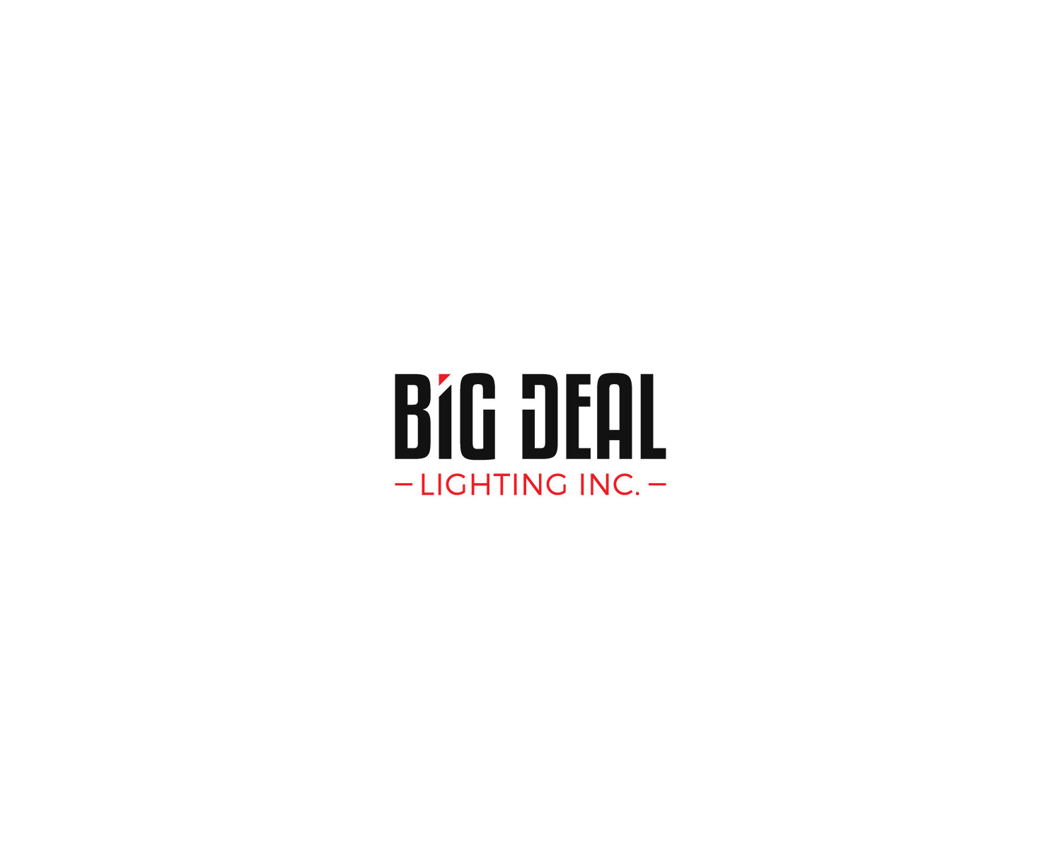 Logo Design by Barney Stinson for Big Deal Lighting inc. | Design #9332920