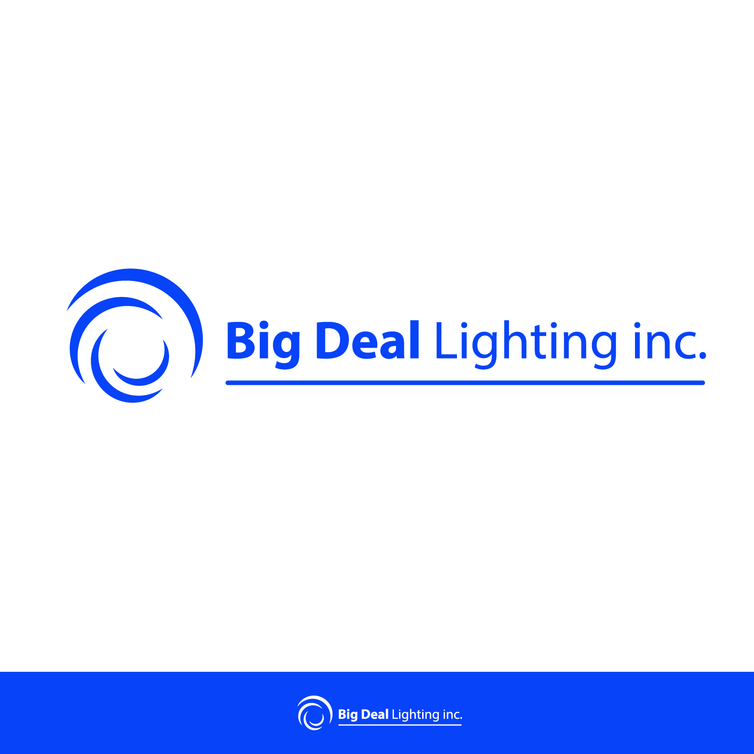 Logo-Design von Skittlebud für Big Deal Lighting inc. | Design #9289717