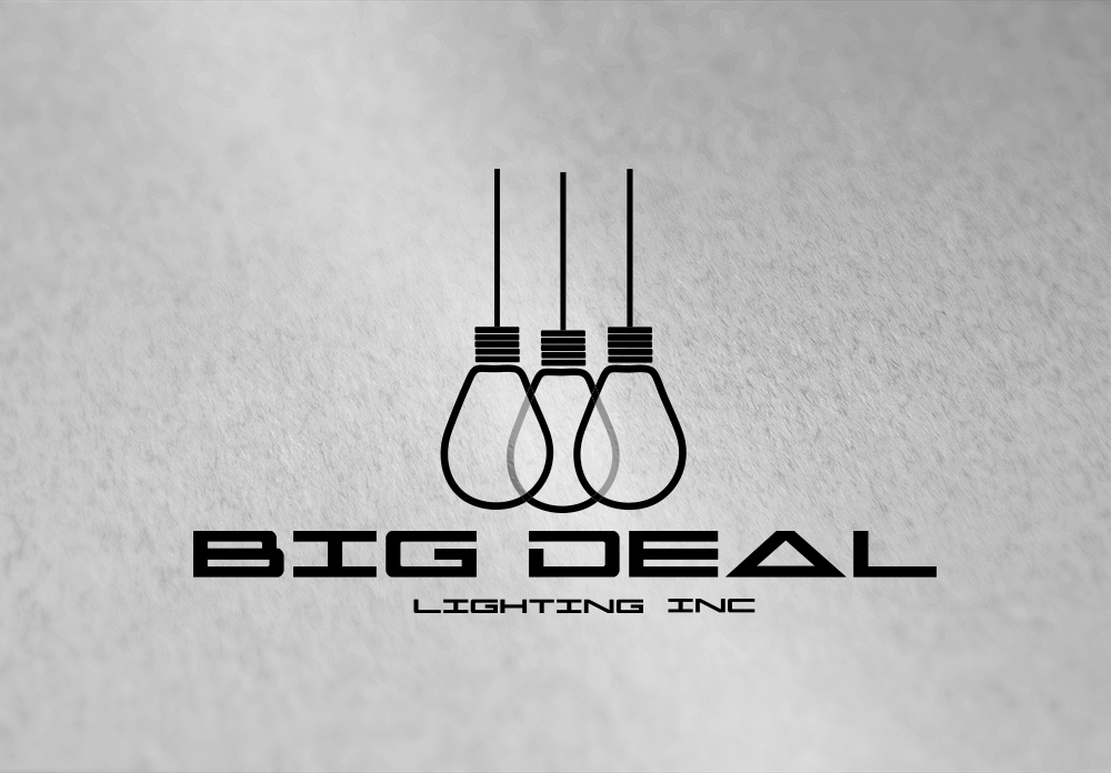Logo-Design von Alexandra Zaharieva für Big Deal Lighting inc. | Design #9291228