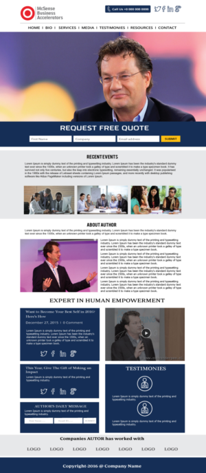 Web Design by Chaitanya S. for this project | Design: #9282934