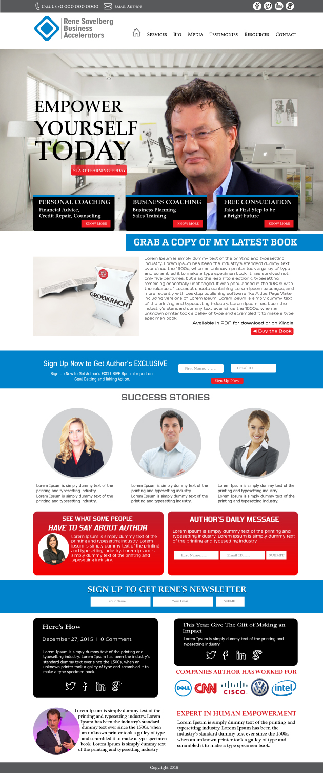 Web Design by Chaitanya S. for this project | Design #9338444