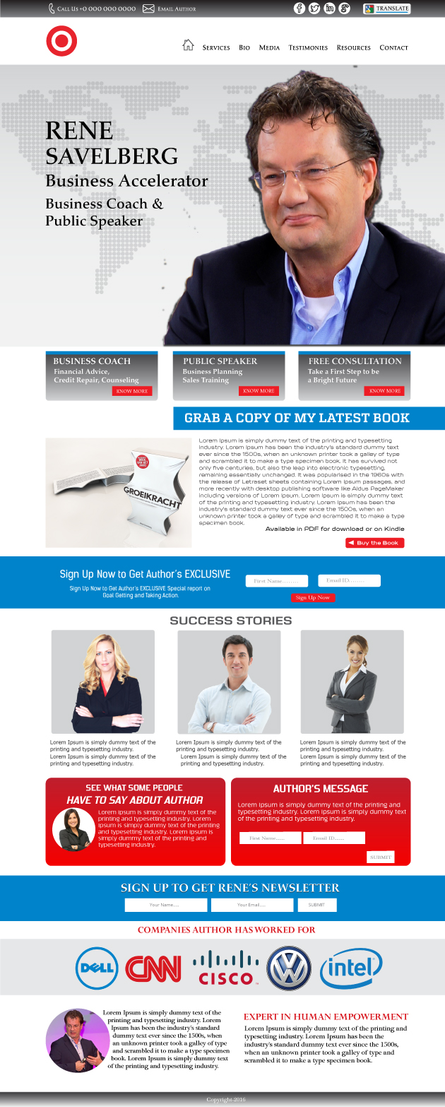Web Design by Chaitanya S. for this project | Design #9355447