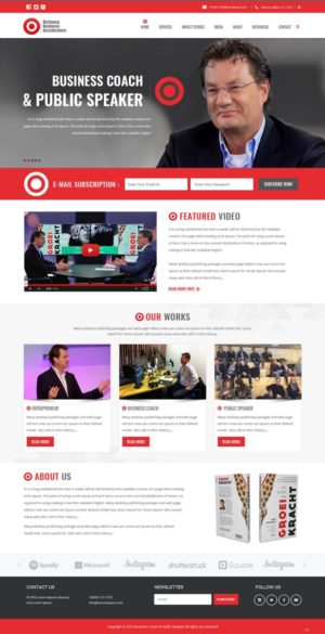 Web Design by pb for this project | Design: #9290314