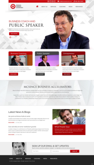 Web Design by pb for this project | Design: #9290315
