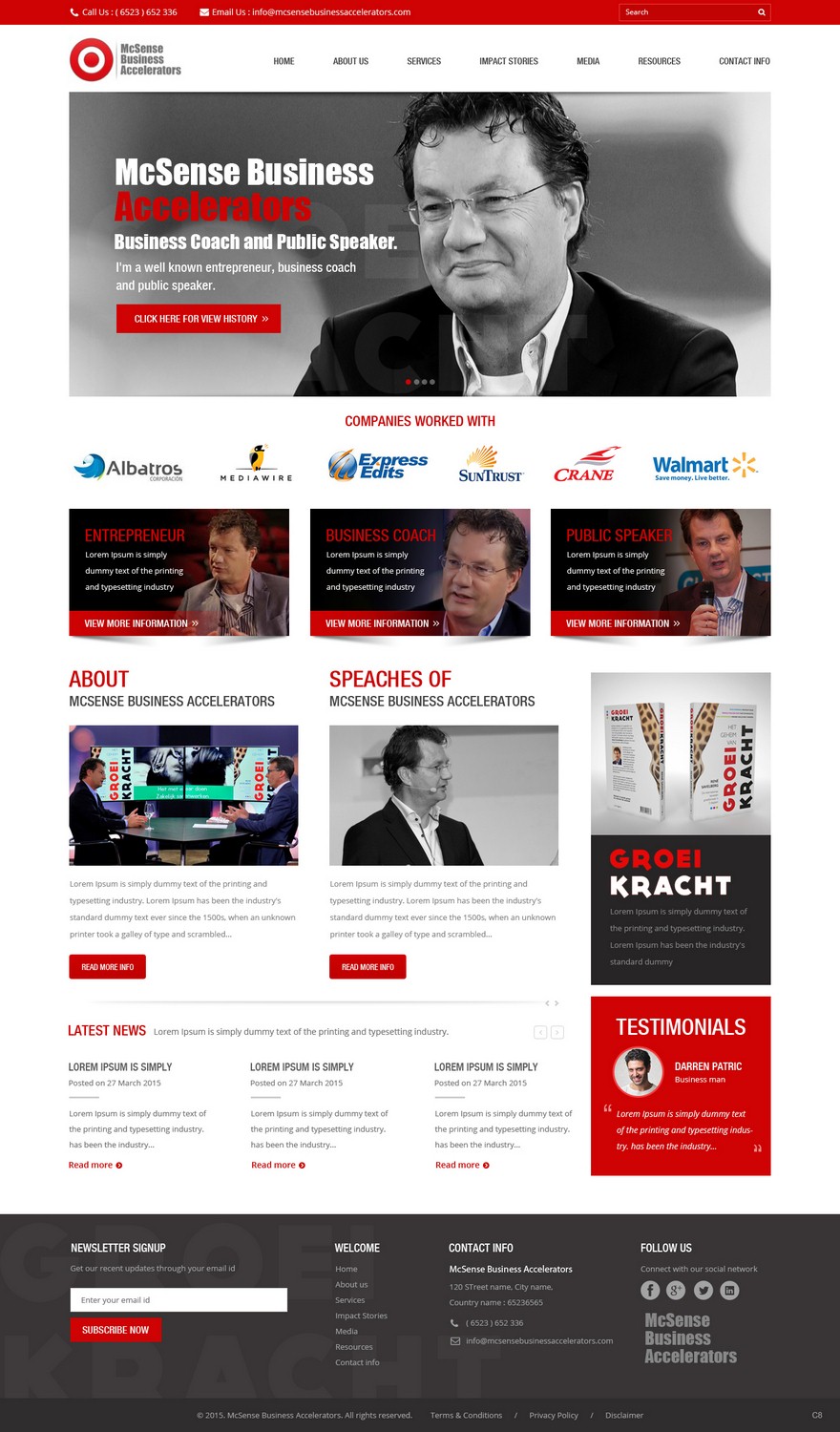 Web Design by pb for this project | Design #9310490
