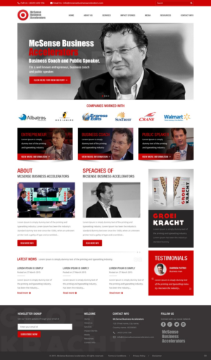 Web Design by pb for this project | Design: #9310490