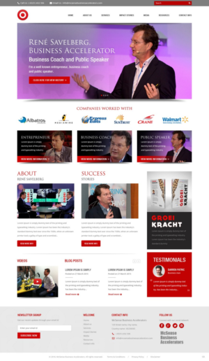 Web Design by pb for this project | Design: #9393659
